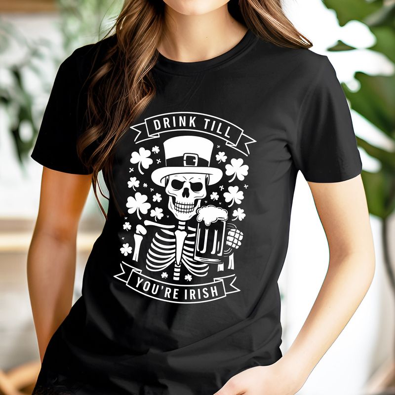 Drink Until You're Irish Tee – Sip, Celebrate, Repeat!