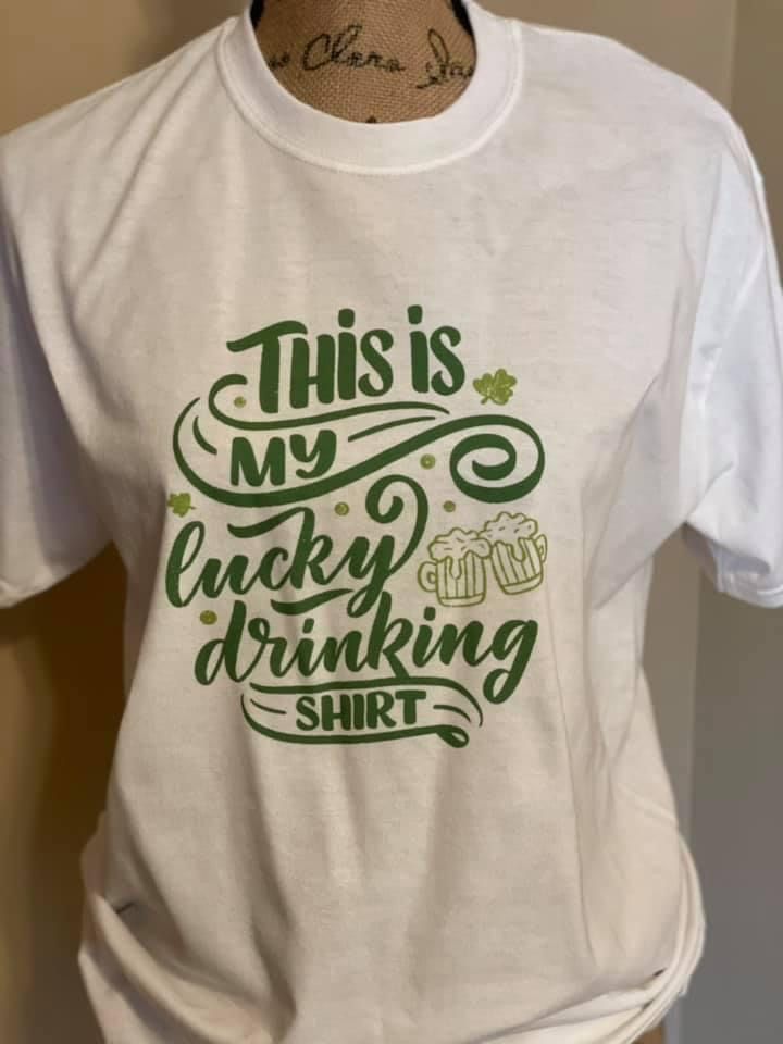 ​This Is My Lucky Drinking Shirt – Cheers to Good Times!
