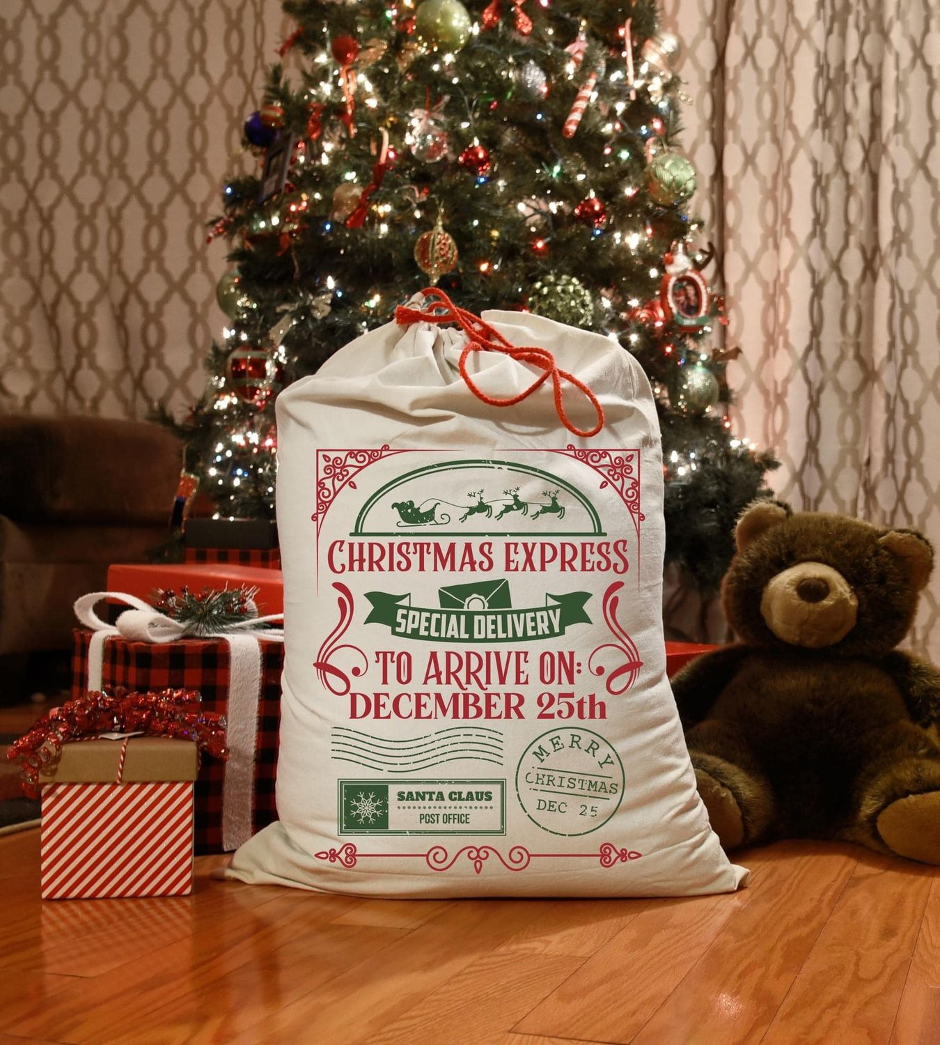 Personalized Santa Sacks – 27&quot; x 20&quot;