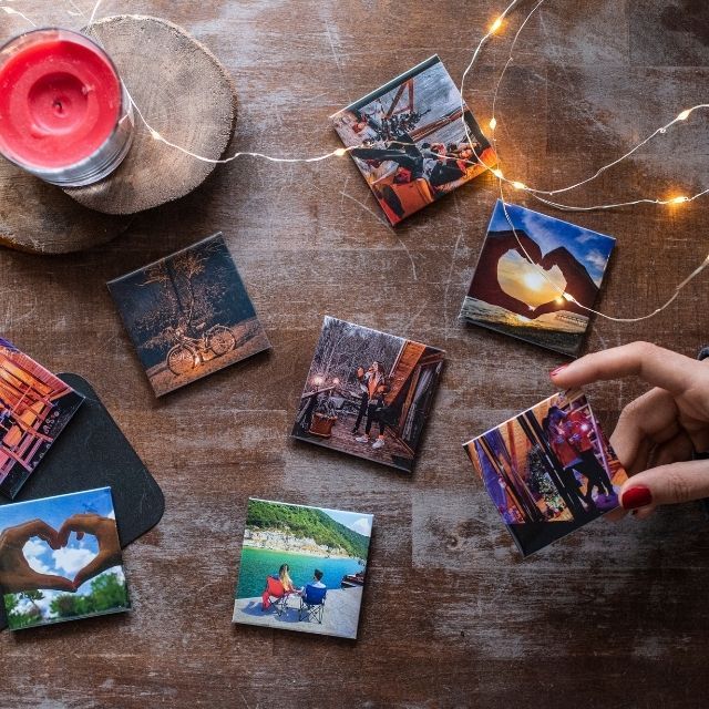 Custom Square Photo Magnets -Set of 2 – 3&quot; x 3&quot;