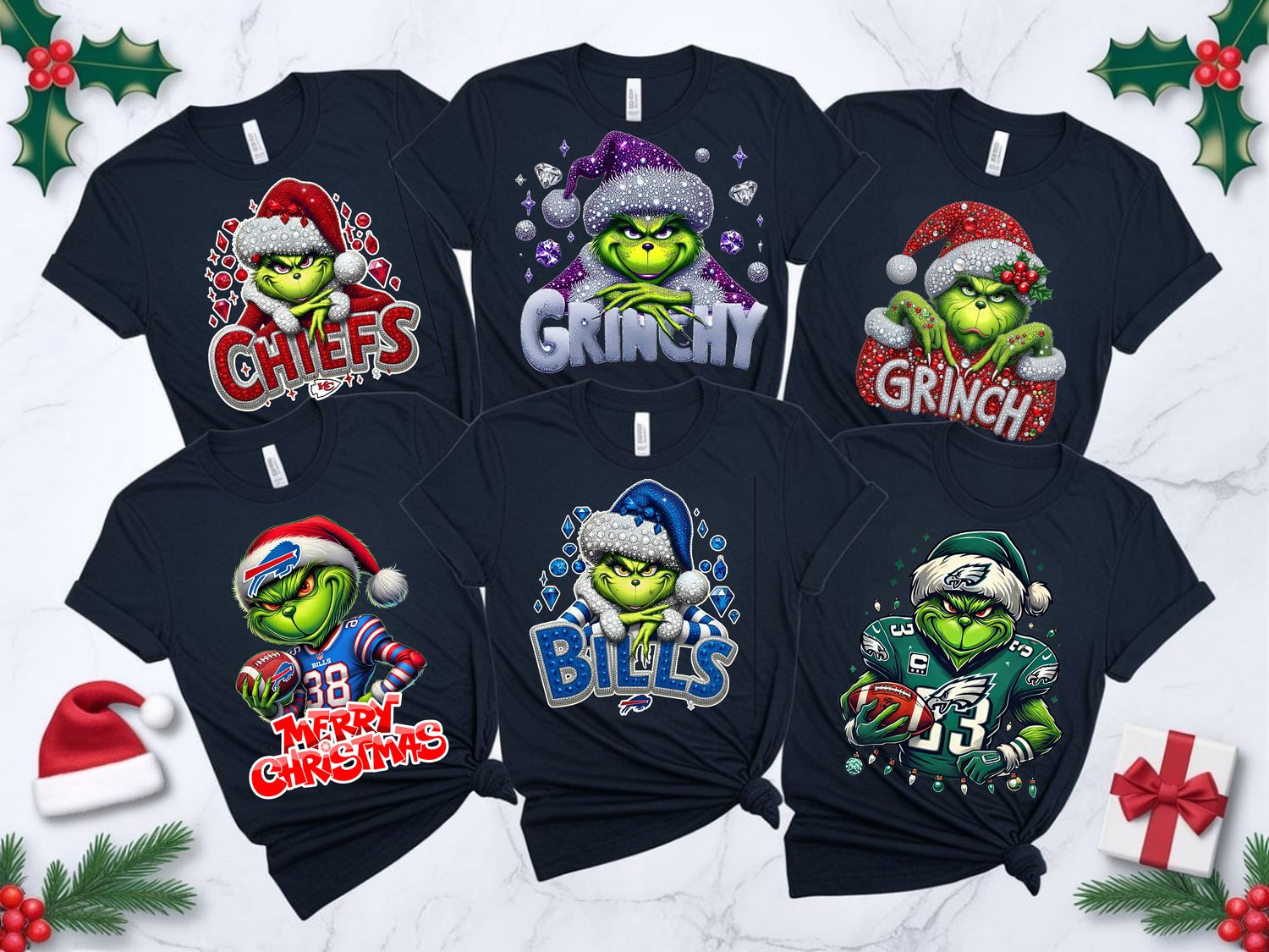 Grinch Christmas &amp; Sports Apparel