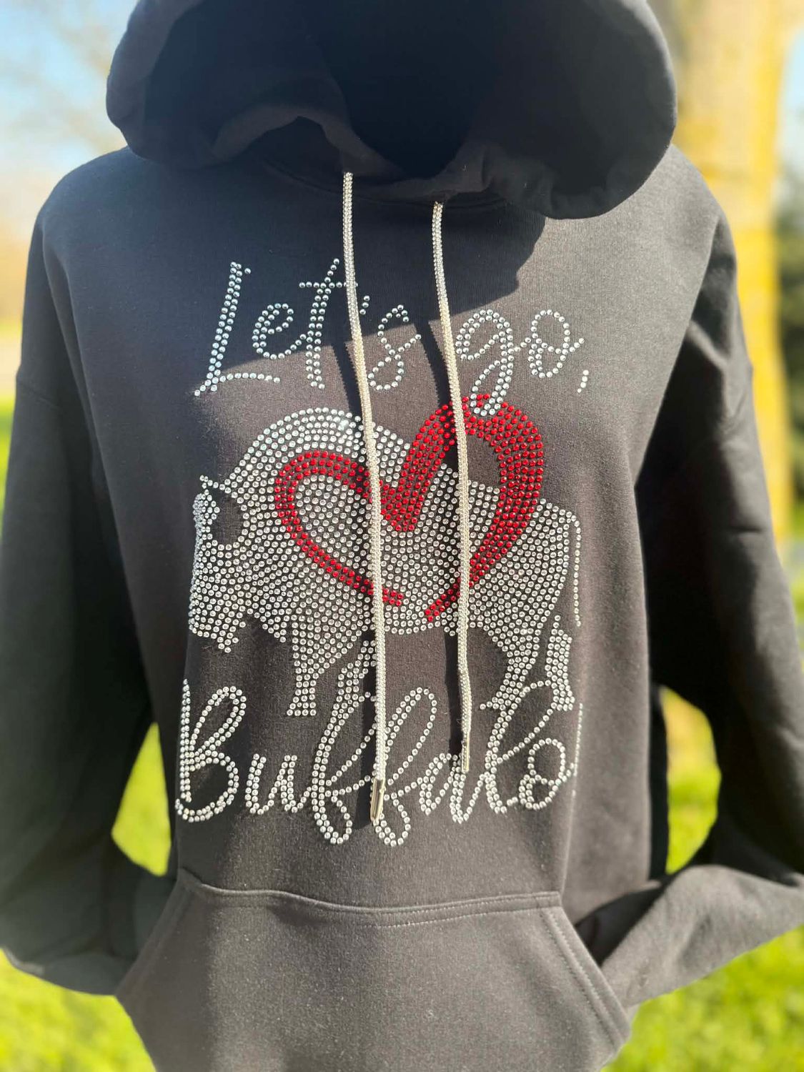 ​Let’s Go Bills Rhinestone Hoodie