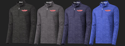 Stretch Reflective Heather 1/2-Zip Pullover