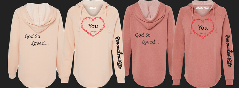 God So Loved--Ladies Hoody