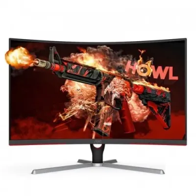 AOC CQ32G3SE Gaming Monitor|Curved 32 inch|VA QHD 2560x1440 165Hz|1ms|HDMI DP|VESA|Flicker Free;|Low Blue Mode| FreeSync Premium