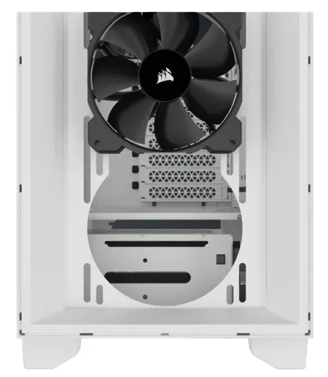 3000D Tempered Glass Mid-Tower- White