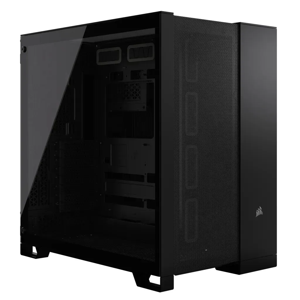 6500X Mid-Tower Dual Chamber PC Case; Black