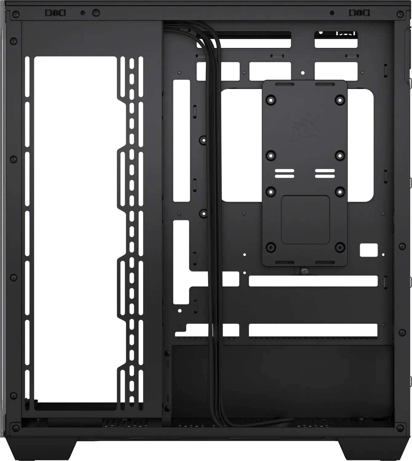 3500X Tempered Glass Black Mid-Tower PC Case; 2x 3.5&#39;&#39; |  2x 2.5&#39;&#39; Drive Bays; Up to 360mm Radiator compatible