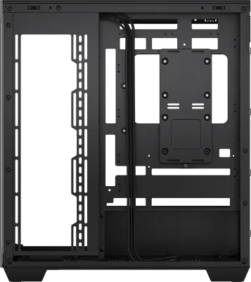 3500X Tempered Glass Black Mid-Tower PC Case; 2x 3.5&#39;&#39; |  2x 2.5&#39;&#39; Drive Bays; Up to 360mm Radiator compatible