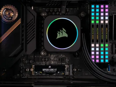 Corsair MP600 CORE XT 1TB NVMe PCIe M.2 SSD; Read Up To 5900MB/s; Write up to 5000MB/s. 