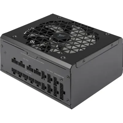 Corsair RM1200x Shift  —1200 Watt 80 PLUS Gold;10yr Warranty. ATX (1); EPS (2);PCI-E (4);12VHPWR (1);PATA (8);SATA (12)