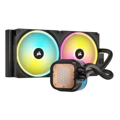 Corsair iCUE LINK H115i RGB Liquid CPU Cooler - QX140 RGB Fans - 280mm Radiator - Fits Intel® LGA 1700; AMD® AM5 - Hub included