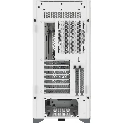 5000D RGB Airflow White Tempered Glass Mid Tower; 2x 3.5&#39;&#39; |  4x 2.5&#39;&#39; Drive Bays; Up to 360mm Radiator; 3x 120mm fan incl