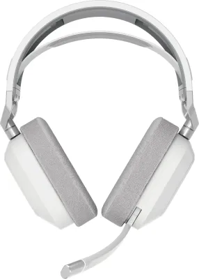 HS80 MAX WIRELESS Premium White Headset; Spatial Audio; 50mm Audio Drivers; Omni-directional Microphone - PC/ Mac/ PlayStation 