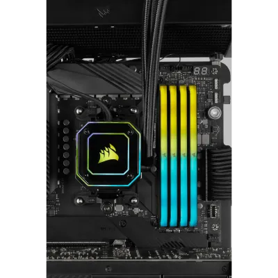 Corsair VENGEANCE RGB RS 64GB (2 x 32GB) DDR4 DRAM 3600MHz C16 Memory Kit; 18-22-22-42; 1.2V; Black