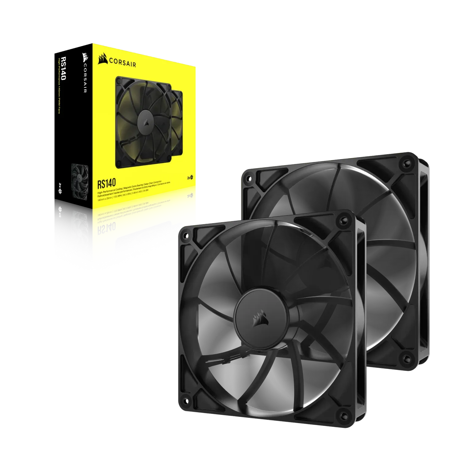 Corsair RS140 140mm PWM Fans Dual Pack