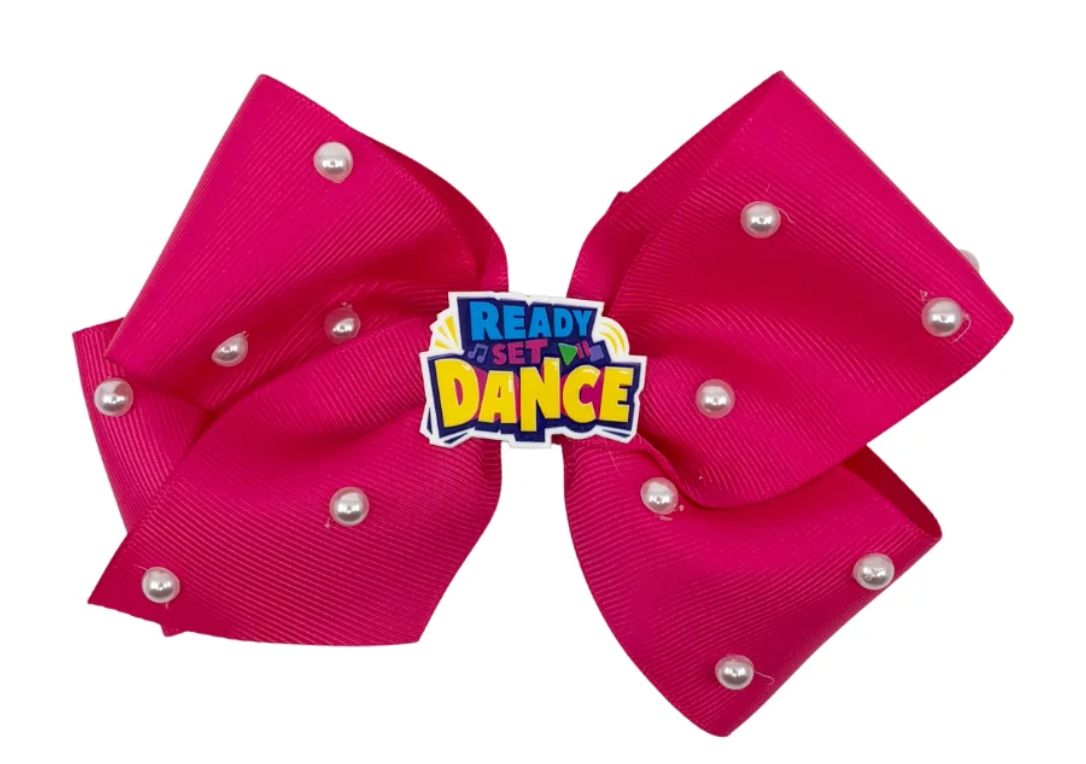 READY SET DANCE PEARL HAIR BOW