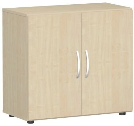 Aktenschrank Flügeltüren 2 OH, 80 cm breit, Oberflächenfarbe: Ahorn