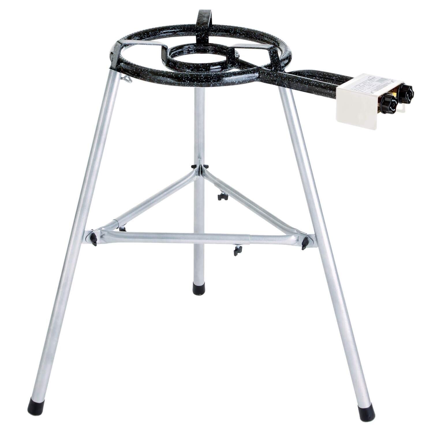 2 Ring Paella-Gasbrenner mit Grundgestell Comfort-Line (35er/...)