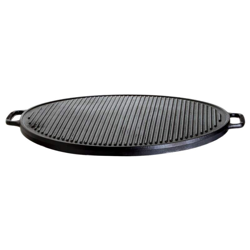 Grillplatte (Plancha) aus Gusseisen, ø 41 cm