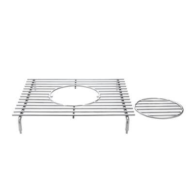 Edelstahl Geschirreinsatz (mit Loch)  für Seitenkochfeld/-brenner für CHEF S/M/L/XL