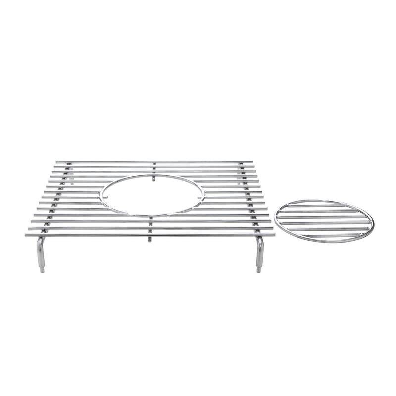 Edelstahl Geschirreinsatz (mit Loch)  für Seitenkochfeld/-brenner für CHEF S/M/L/XL