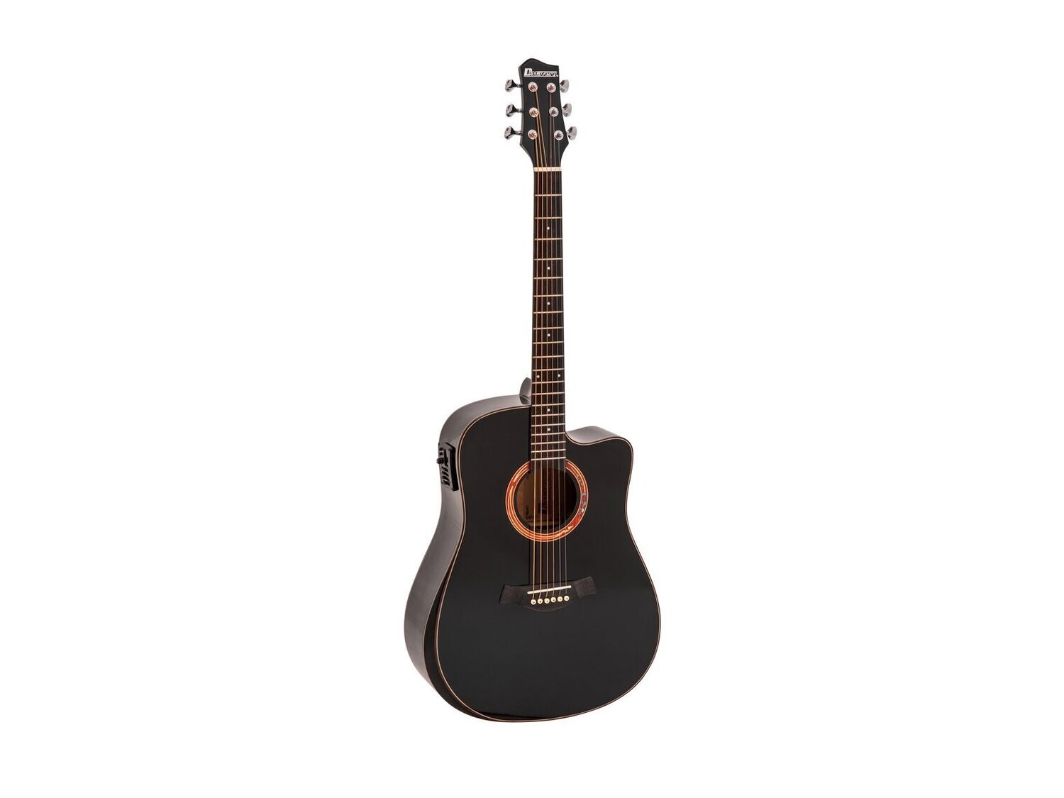 Di Mavery Westerngitarre ASW-60 Grande, schwarz