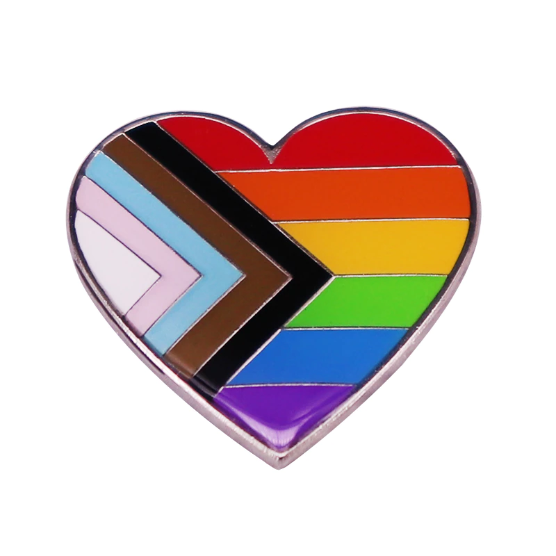 Progress Heart Pin