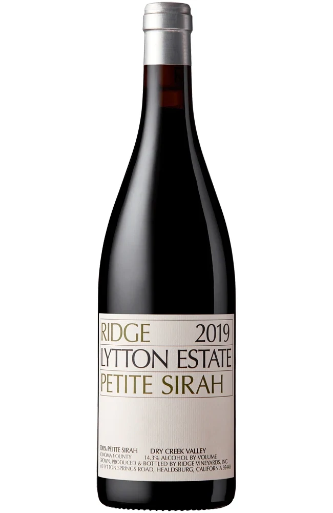 6 Bottles - Ridge Lytton Petite Sirah 2019