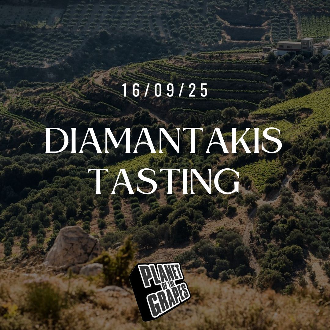Diamantakis Wine Tasting - Planet of the Grapes East Dulwich - Tuesday 16th September - 7pm