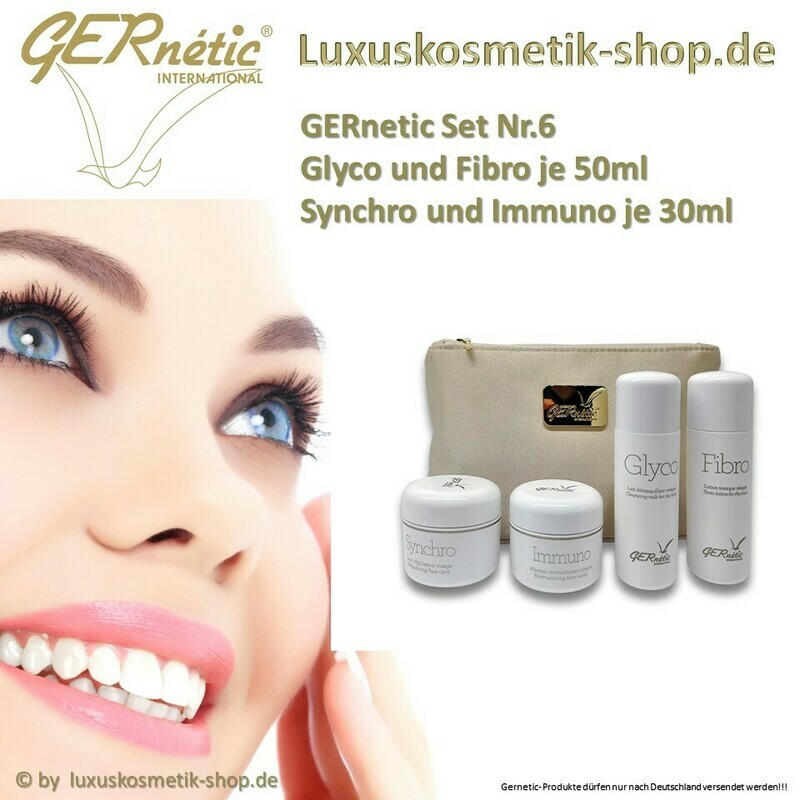 GERnetic SetNr.6 Fibro 50ml,Glyco 50ml Immuno 30ml Synchro 30ml Tasche