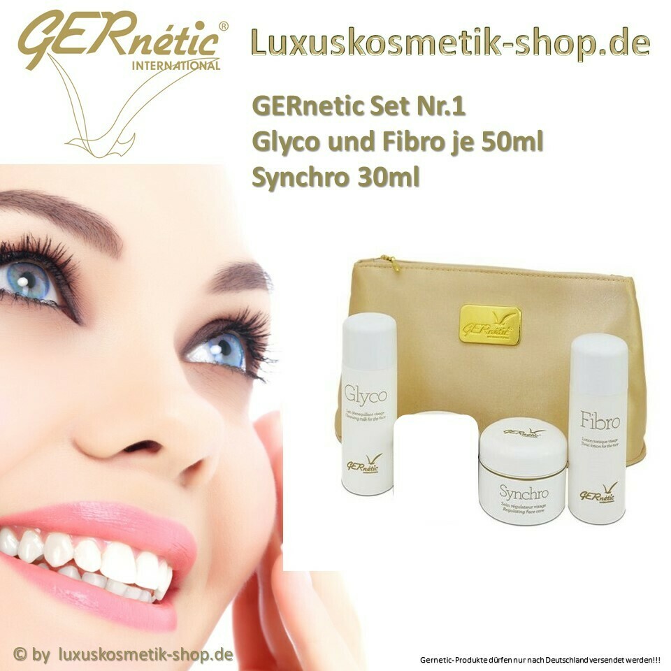 GERnetic SetNr.1 Fibro 50ml,Glyco 50ml Synchro 30ml mit Tasche