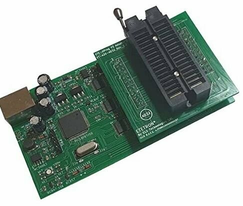 ETETRON Programmatore USB V3 x EPROM 27C, 28C, 28F, 29F, 39SF, 49F (27C256, 27C512, etc.)