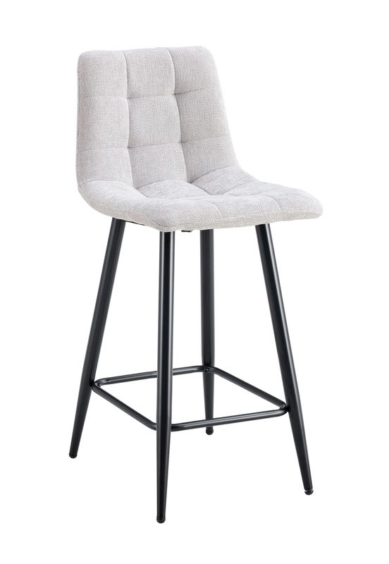 Beige Fabric Barstools (Set of 2)