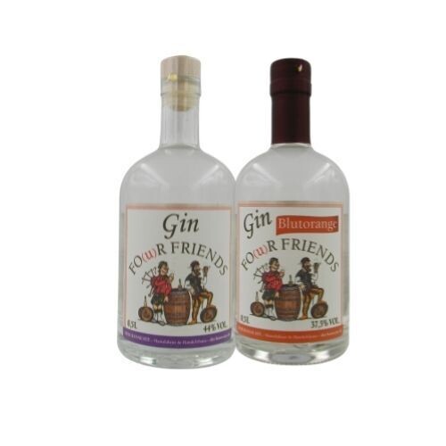 Gin-Paket mit purem Gin und Gin Blutorange, FO(u)R FRIENDS