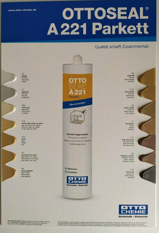 NUANCIER Mastic bois parquet A221