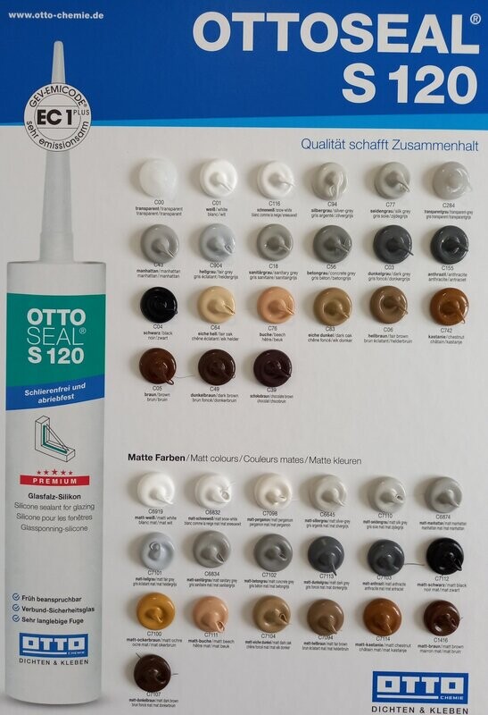 S120 Silicone Fenêtre Premium MAT et BRILLANT