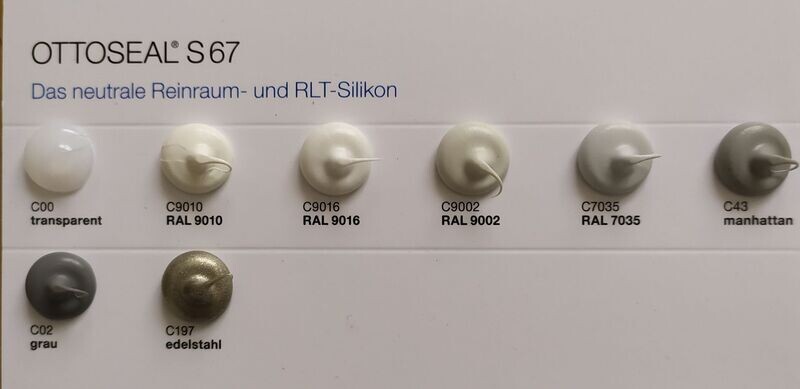 S67 Silicone inodore salles blanches