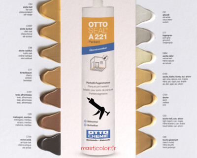 A221 – Mastic Acrylique Parquet & Bois – 14 Teintes A221 – Mastic Acrylique Parquet & Bois – 14 Teintes