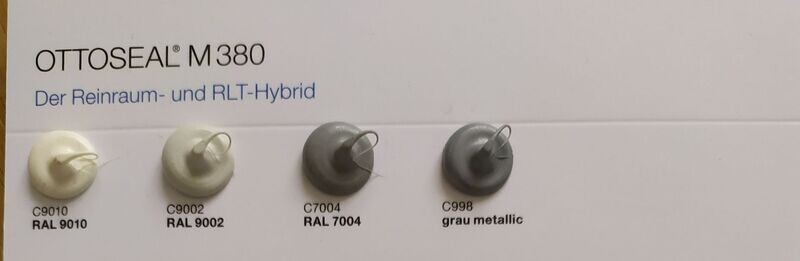 M380 – Mastic Hybride Sans Silicone Salles Blanches & Ventilation