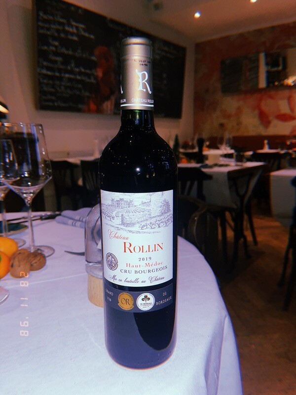 2019 Haut-Médoc &quot;Cru Bourgeois&quot; Chateau Rollin