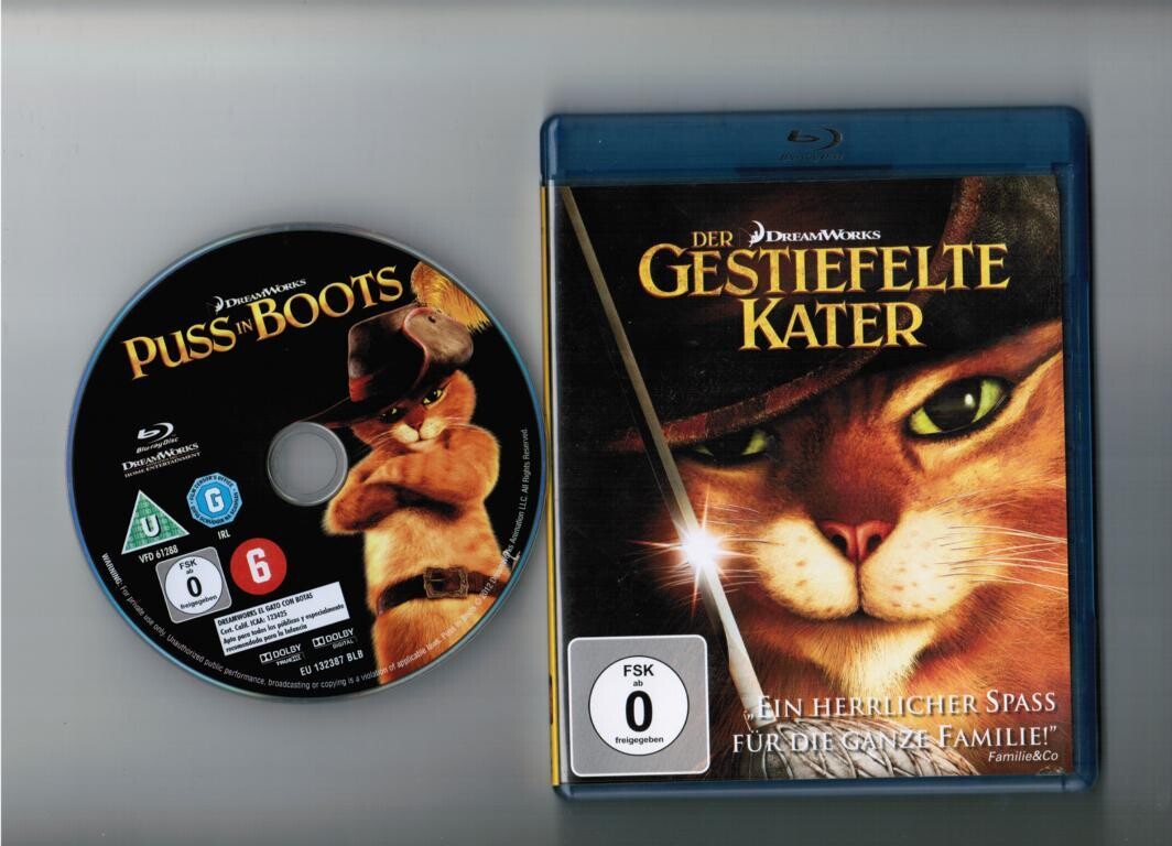Der gestiefelte Kater (BlueRay)