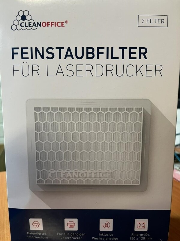 Feinstaubfilter für Laserdrucker Feinstaubfilter für Laserdrucker