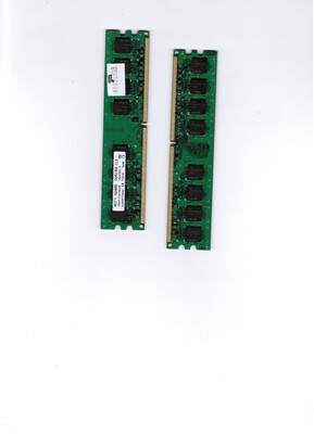 2x 1GB MDT DDR2-800 Arbeitsspeicher