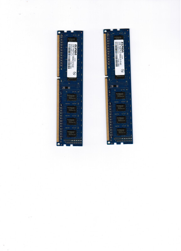 2x2GB DDR3 Elpida Arbeistspeicher 2x2GB DDR3 Elpida Arbeistspeicher