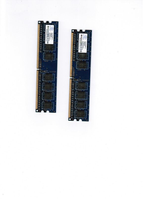 Arbeitsspeicher Nanya 2x 512MB Arbeitsspeicher Nanya 2x 512MB