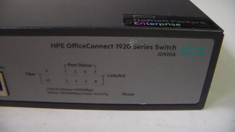 HPE OfficeConnect 1920-8G Switch JG920A HPE OfficeConnect 1920-8G Switch JG920A