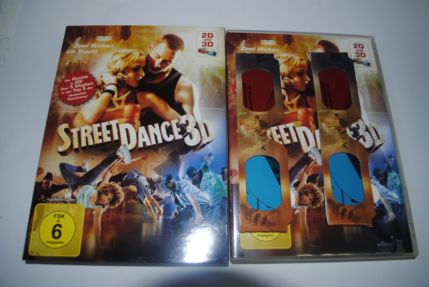 STREET DANCE 3D auf DVD mit Pappschuber und 2 3D Brillen