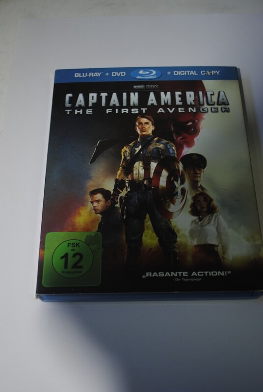 CAPTAIN AMERICA: THE FIRST AVENGER BLU-RAY + DVD CAPTAIN AMERICA: THE FIRST AVENGER BLU-RAY + DVD