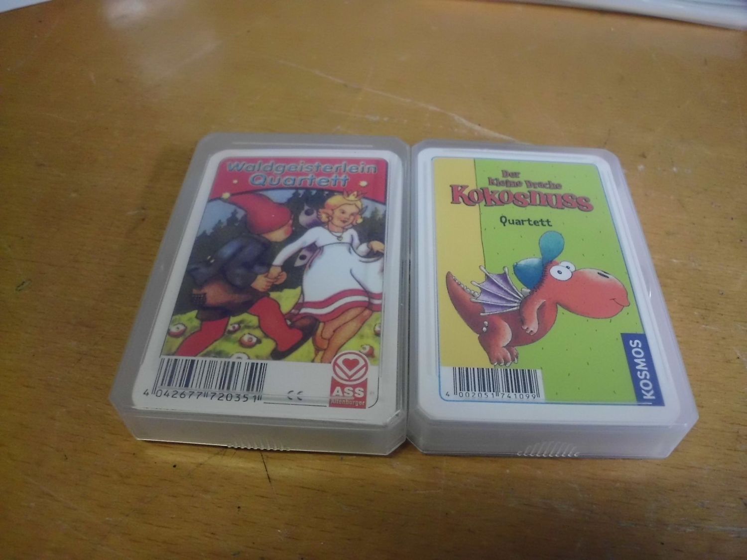 Waldgeistlein Quartett und Der kleine Drache Kokosnuss Quartett